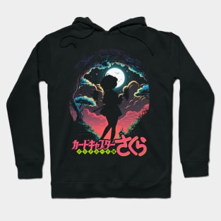 Retro Sakura Cute Japanese Manga Hoodie